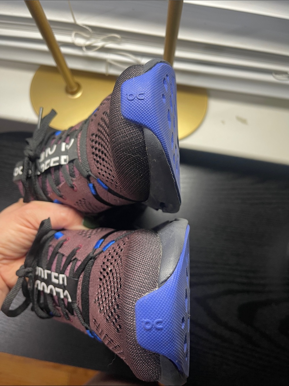 On Running Women's CloudSurfer in Black and purple 9 - Picture 7 of 9
